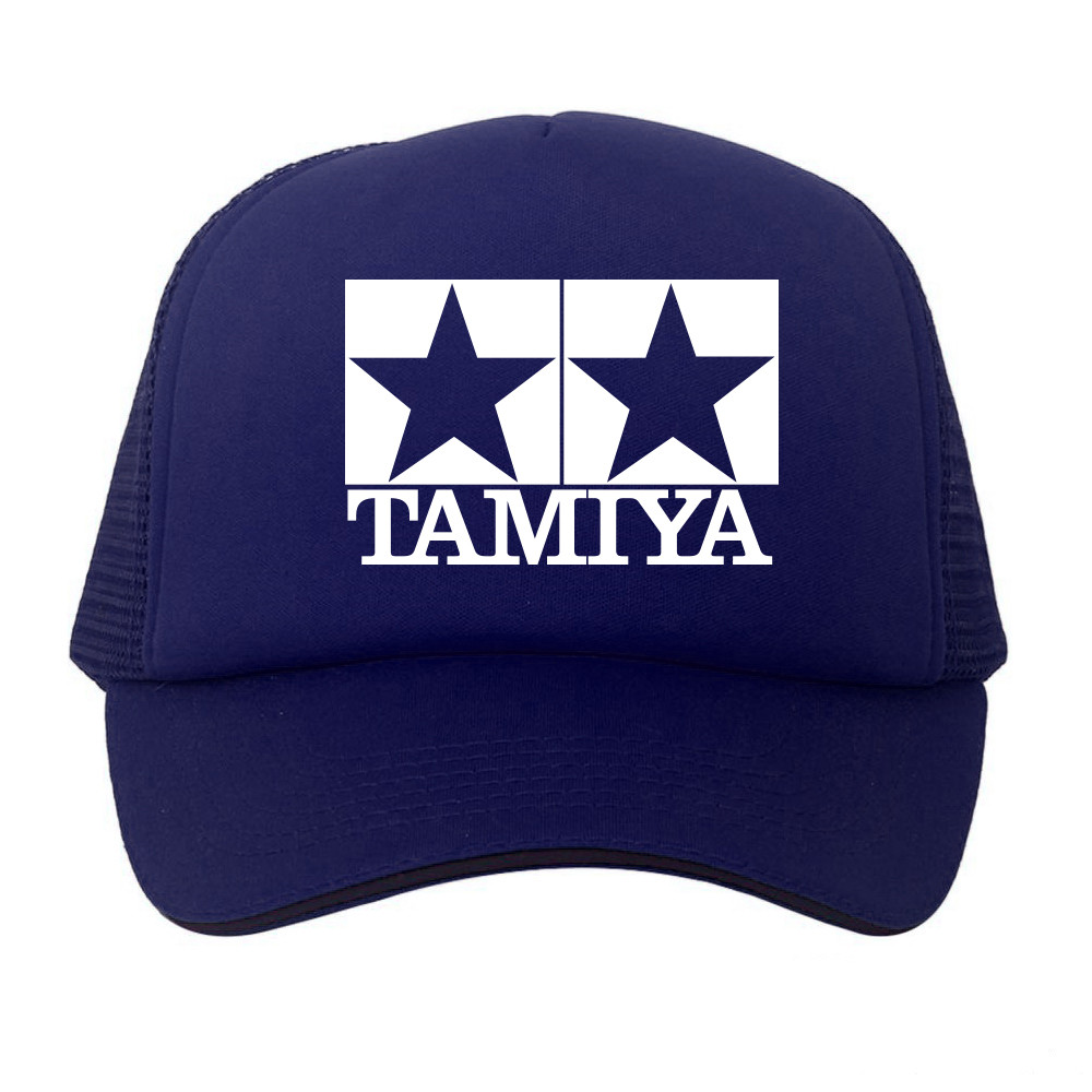 Topi Trucker Tamiya Mini 4WD Logo Japan White
