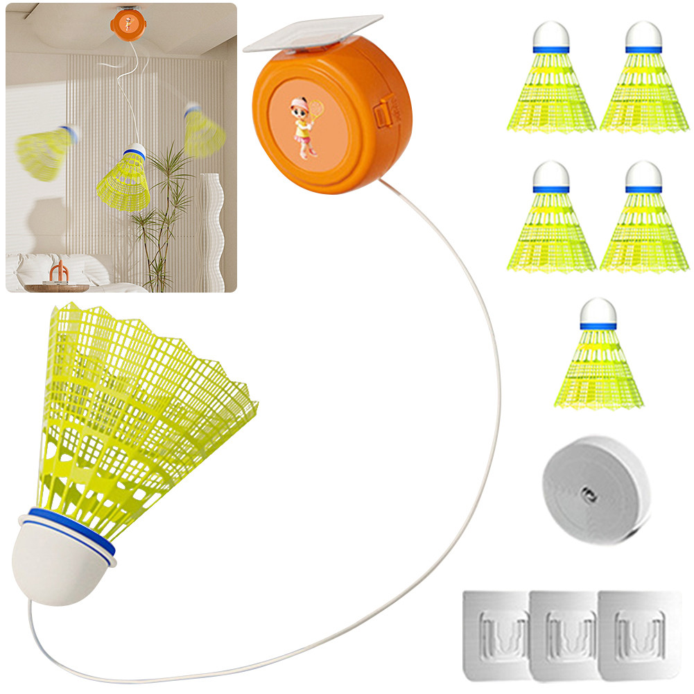 Badminton Single-Player Rebound Trainer Badminton Trainer Stretch Badminton Training Practice Machin