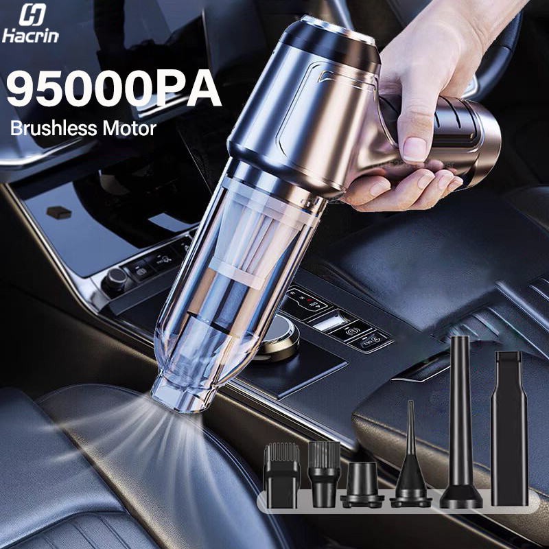 Car Vacuum Cleaner Powerful Wireless Car Vacuum Cleaner 95000PA High Power Handheld Wireless Vehicle