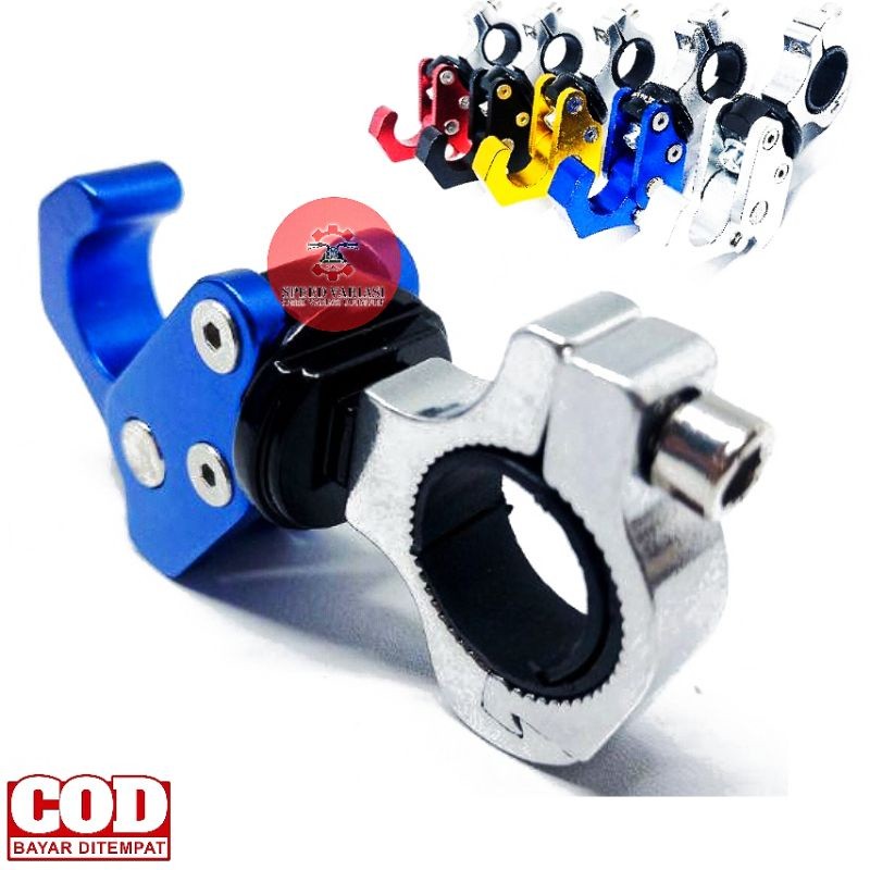 Gantungan motor gantungan barang motor pcx nmax beat model lipat/tekuk