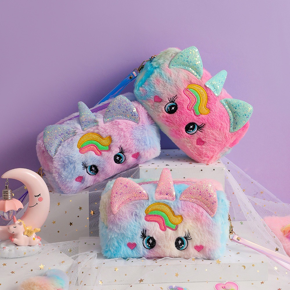 

Kotak Pensil Unicorn Pouch Make up Unicorn wadah aksesoris alat tulis alat rias