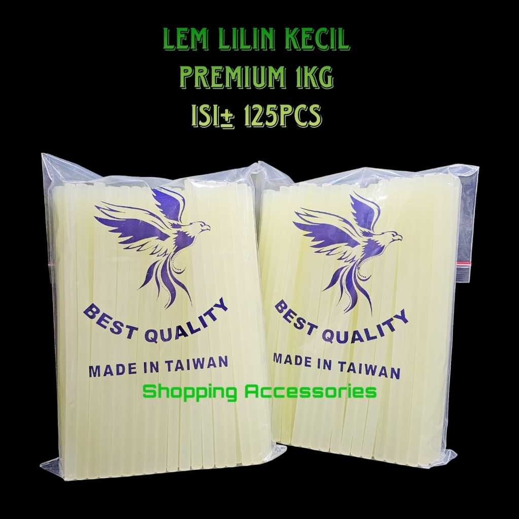 

(1 KG) Isi Lem Tembak Kiloan / Lem Bakar Kiloan / Glue Gun Refill / Lem Lilin Tembak Kecil Kualitas