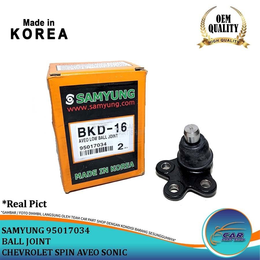 Ball Joint Balljoint Boljoin Boljoint Lower Arm Chevrolet Spin Aveo Sonic Trax Import Korea