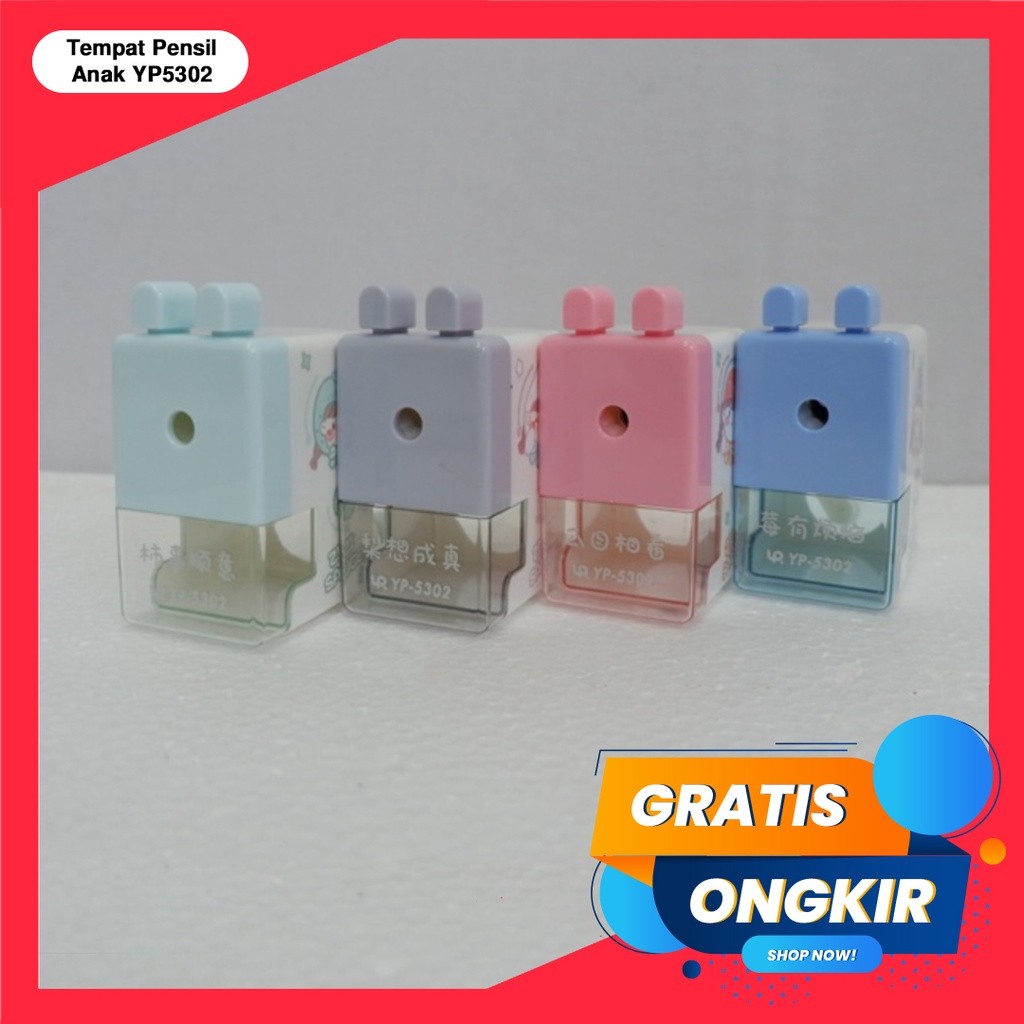 

Rautan Serutan Sharpener (YP5302) / Rautan Pensil Rautan Putar 41258