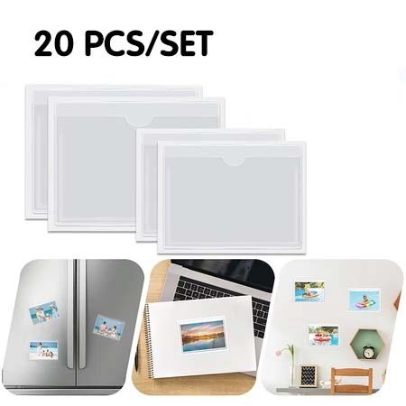

20 PCS/SET Tag Label Holder 80*100MM