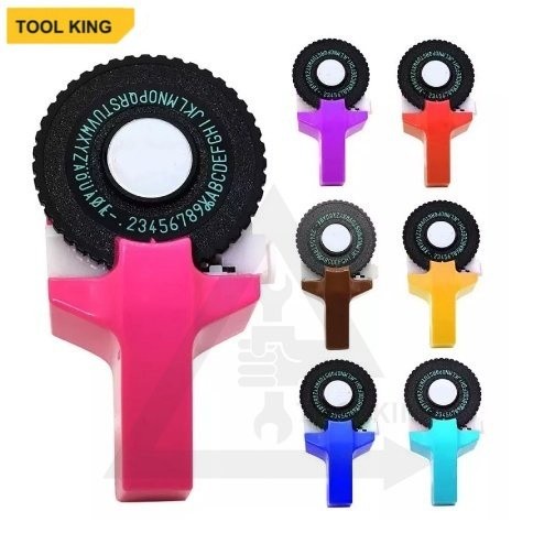 

Mesin Pembuat Label Manual Mini Portabel Diy 3d Embossing Label Writer Bahan Plastik Pvc 9mm Label