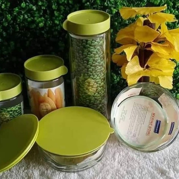 [Expert] MARINE BOWL SET EVER GREEN/TOPLES MANGKOK KACA SET GLASSWARE