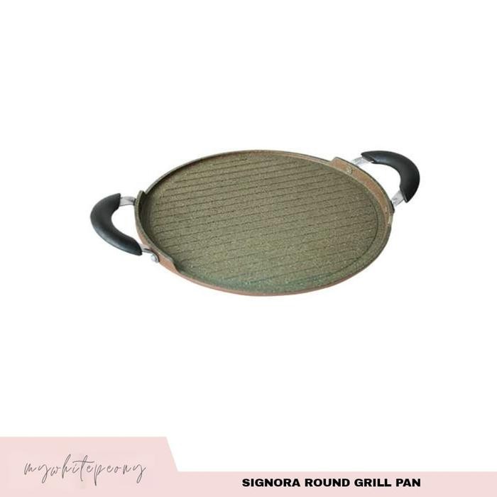 PREMIUM SIGNORA Round Grill Pan / Alat Panggang Signora