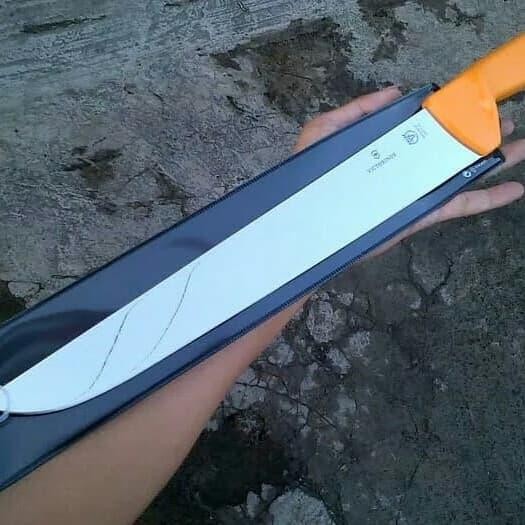 PREMIUM butcher knife/pisau sembelih victorinox swibo 34 cm kode 5.8431.34