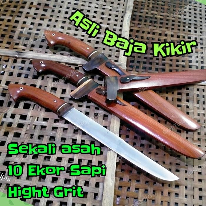 PREMIUM Pisau dapur pisau sembelih sapi qurban bahan kikir