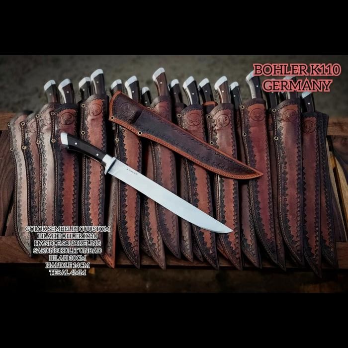 PREMIUM Golok Sembelih Bohler K110 Custom Exclusive