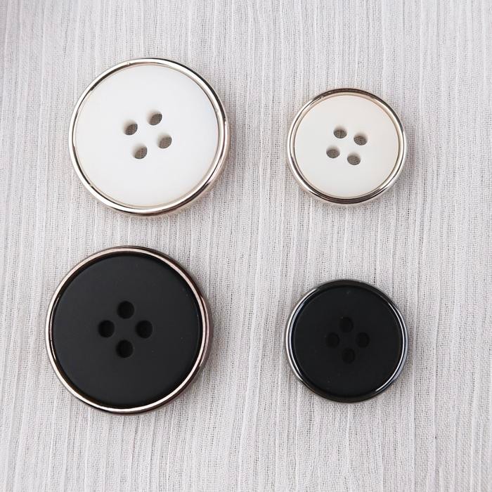 PREMIUM Kancing Baju 4 Lubang Unik Premium ECER Istana Kancing