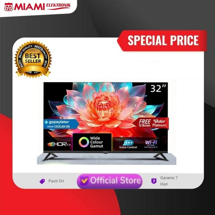 Changhong QLED TV 32inch / Smart TV Changhong 32inch L32QCN1 / Led TV Chanhong 32inch