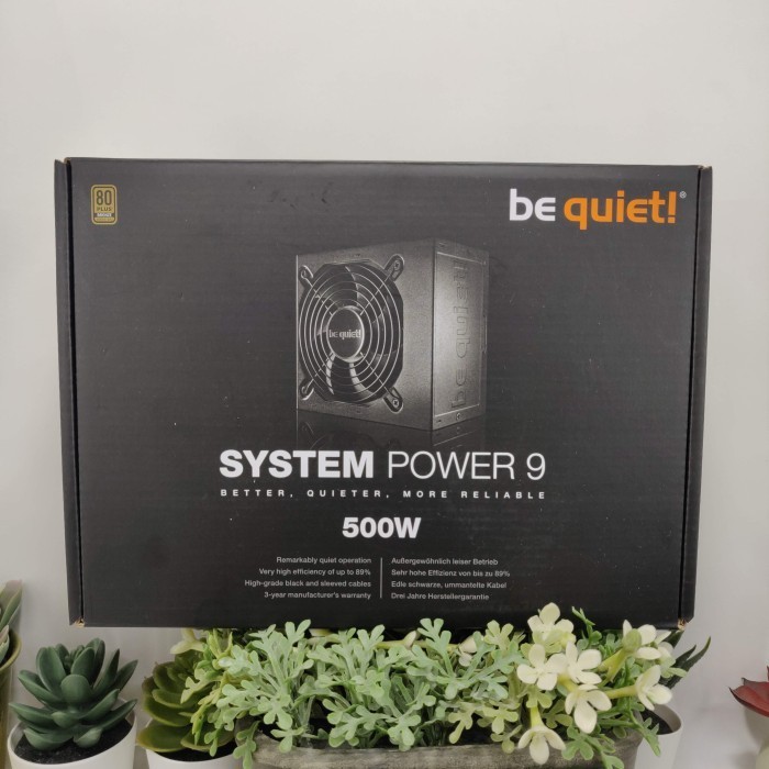 [Expert] Be Quiet System Power 9 500W 80Plus Bronze PSU -500 Watt W U9 BeQuiet