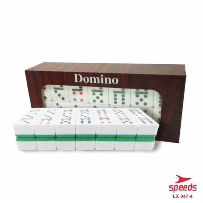 jayAbadi-- Set Game Domino Batu Set Balok Tebal Gaple QQ Kartu Box kayu 047-4