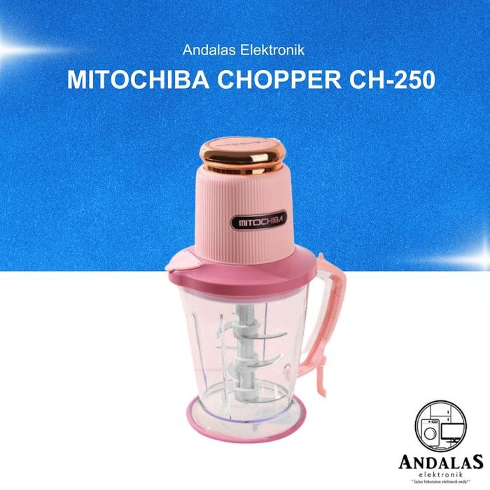 Mitochiba CH 250 Food Chopper Blender Bumbu dan Daging 9 Mata Pisau