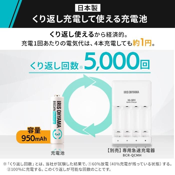 IRIS OHYAMA BATTERY 950MAH NI-MH / BATERAI MINI 4WD IRIS OHYAMA JAPAN