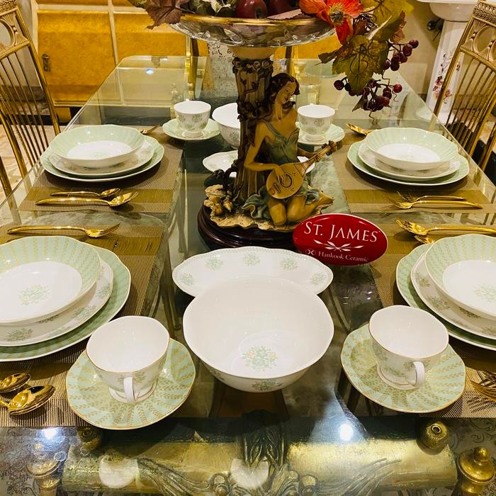 Dinner Set / Saint James / 24 Pcs / Mewah / Cantik / Elegan