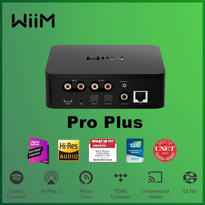 WiiM Pro Plus Pro+ AirPlay 2 Receiver Chromecast Streamer with AKM DAC