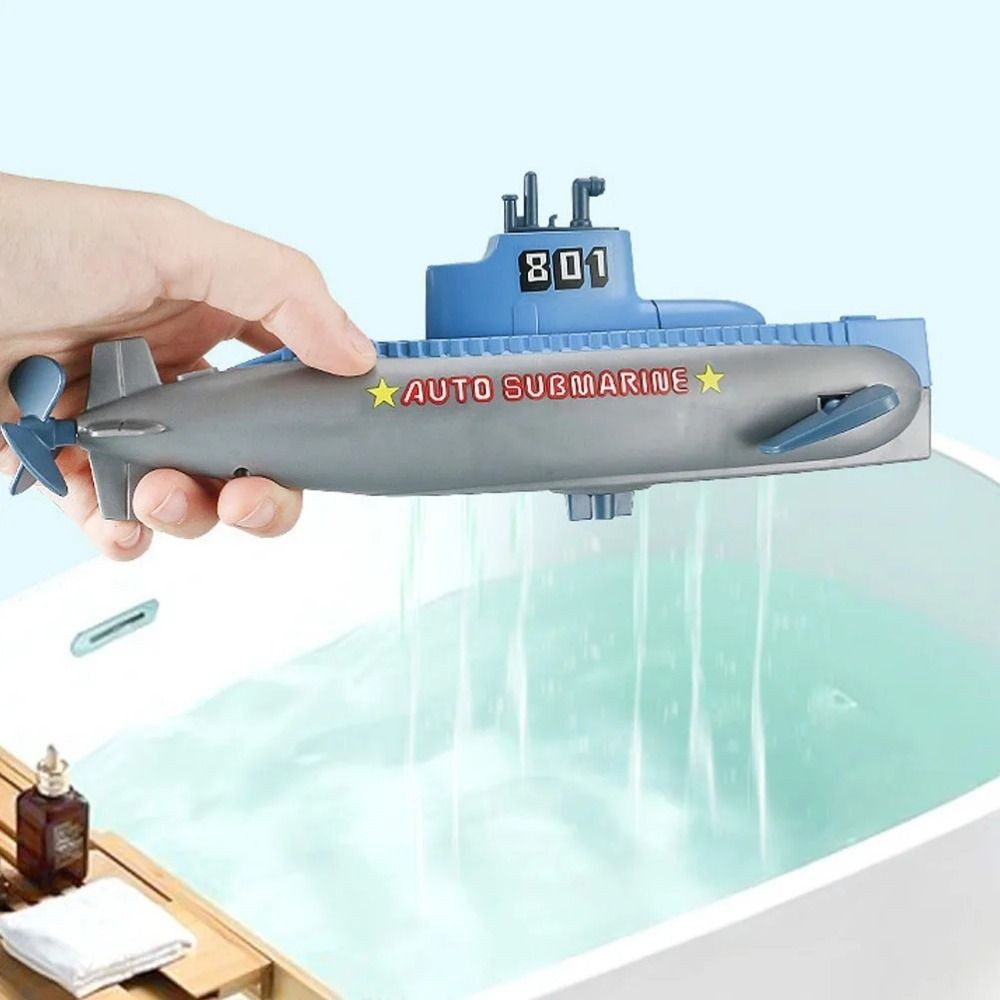 Cartoon Water Spray Playing Submarine Toys Submarine Diver Submarine Wind Up Toy Spring Portable