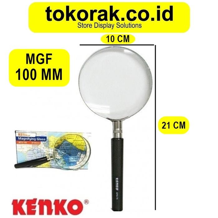 

Ready JT KACA PEMBESAR MGF-100 MM KENKO - MAGNIFYING GLASS - LUP KACA PEMBESAR