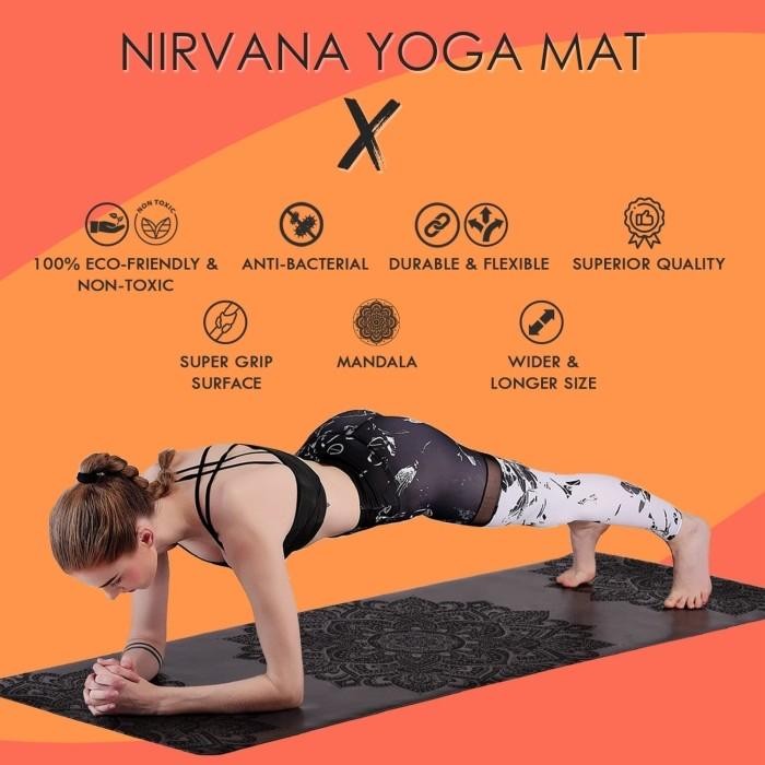 Nirvana Yoga Mat X Yoga Mat Garansi Anti Slip Original Matras Yoga Best Seller