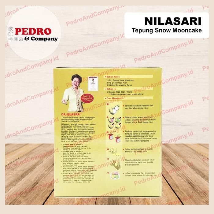 

Terlaris- Nilasari Premix Snow Mooncake 300 Gram - Tepung Instant Siap Pakai