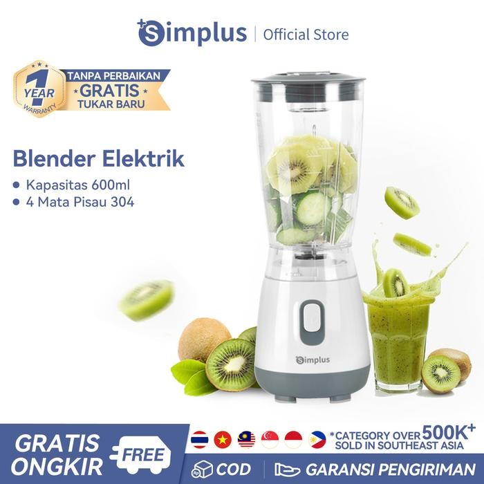 Simplus Blender Juicer Multifungsi Bahan Anti Karat Bahan Foodgrade LLJH004