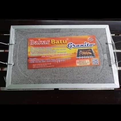 BATU BAKAR GRANITO GRILL PANGGANGAN DAGING SATE AYAM BBQ BARBEQUE