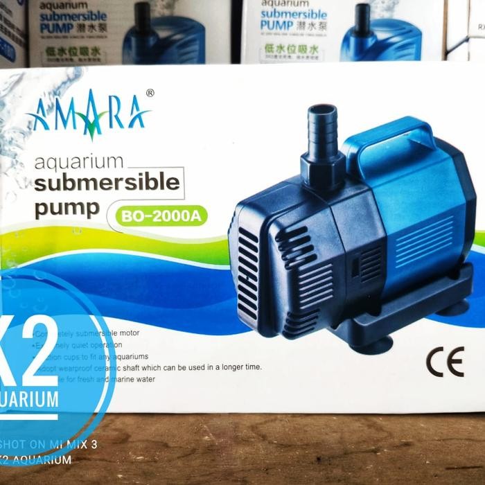 Pawretty- HEMAT LISTRIK SOBO BO 2000A amphibious pompa aquarium kolam sobo 2000