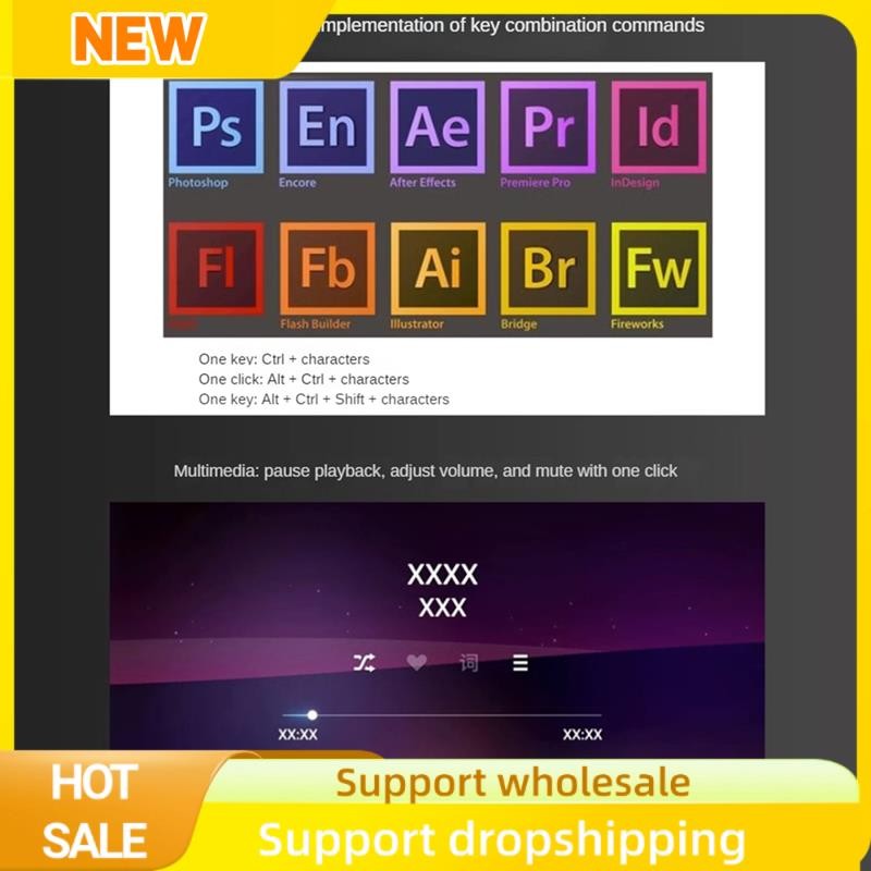 Stable Macro Programming Keyboard Rgb Custom 2 Keys Keyboard Mini Copy And Paste Osu Keyboard Gaming