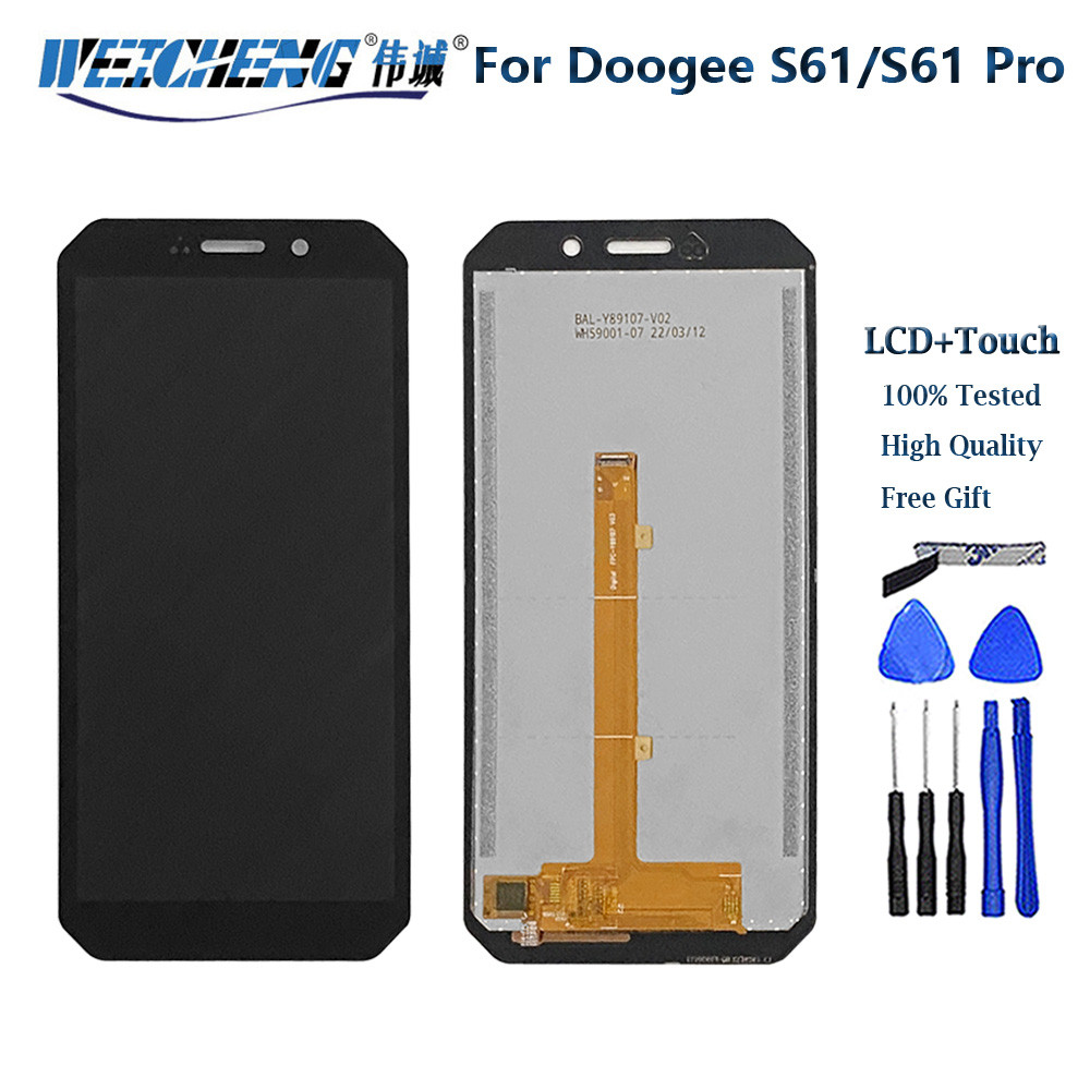 Original New For DOOGEE S61 Pro LCD Display Screen+Touch Panel Digitizer For DOOGEE S61 S51  LCD Dis