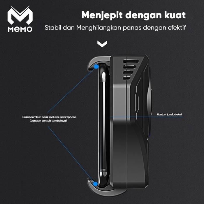 Memo Dl01 Cooler Hp Gaming Fan Kipas Pendingin Hp Cooling Dl-01 Dl 01 #Gratisongkir #Sale #Discount