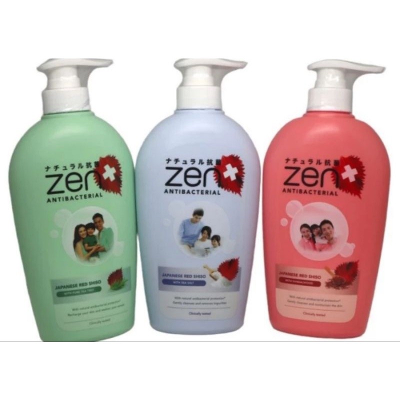 Ready selalu- ZEN Body Wash Sabun Mandi Cair 500ml Botol Pump