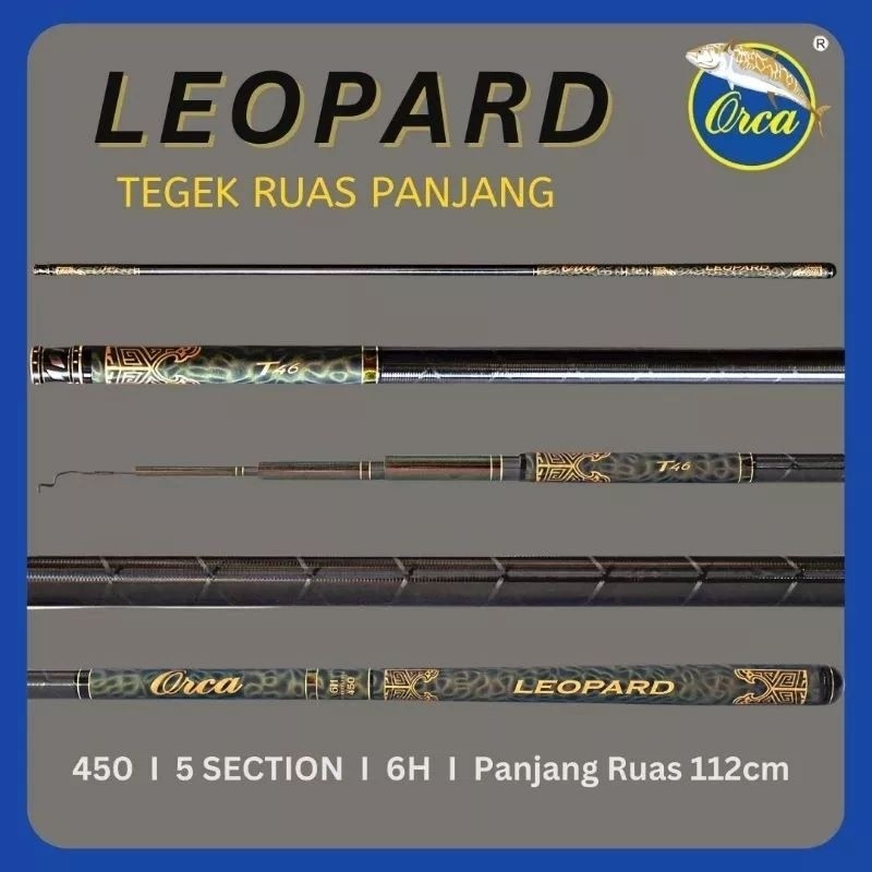 JORAN TEGEK ORCA LEOPARD 450 6H CARBON RINGAN DAN KAKU