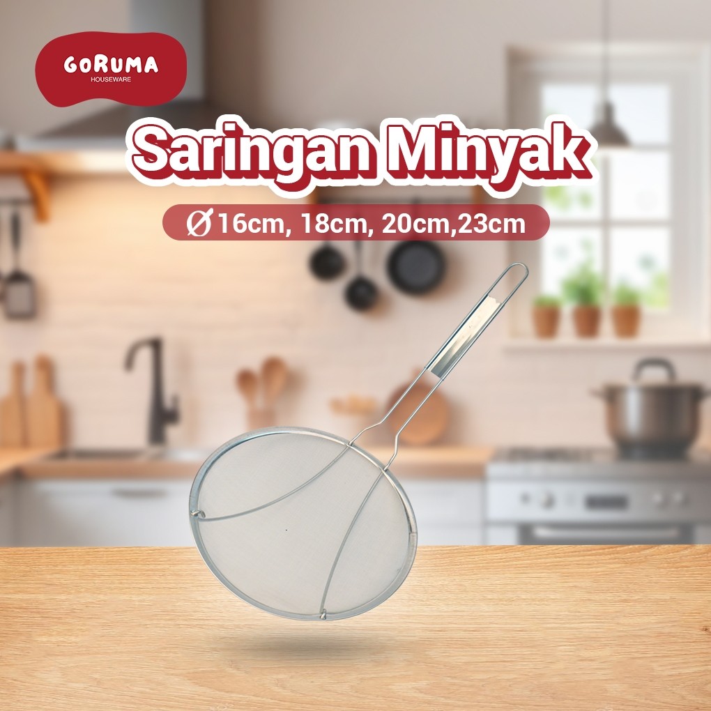GORUMA - Saringan Minyak Stainless / Saringan Minyak Halus Stainless / Saringan Halus Kotoran Minyak