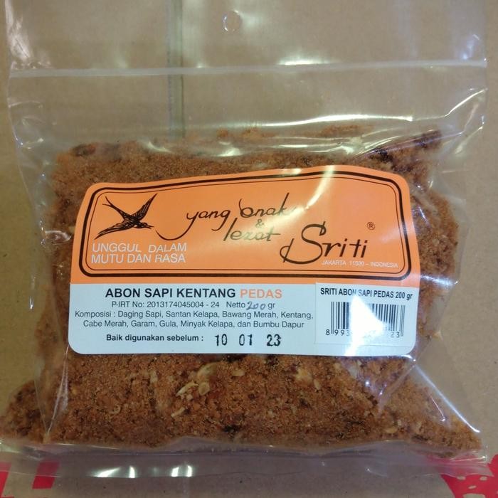 

Terlaris- Sriti Abon Sapi Pedas 200Gr