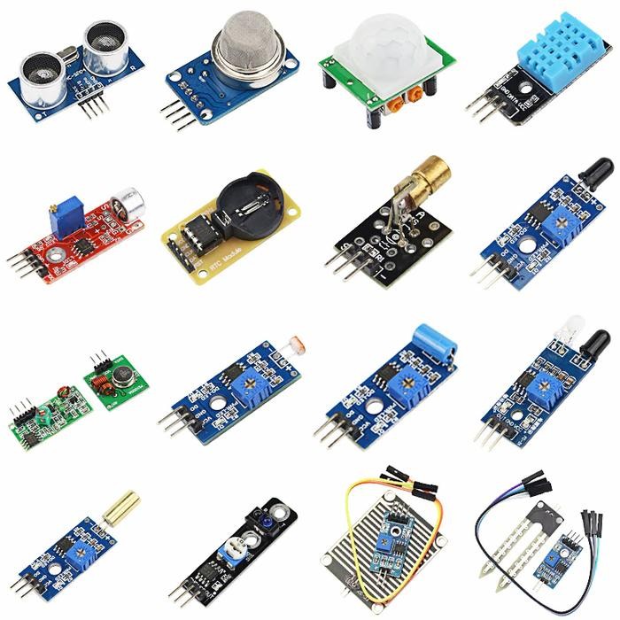 16 IN 1 MODUL SENSOR KIT FOR ARDUINO & RASPBERRY WITH BOX