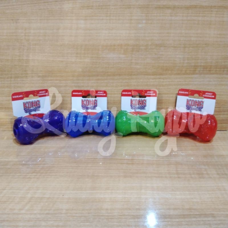 Kong Squeezz Dumbbell S PSD3 Mainan Anjing Dog Toys