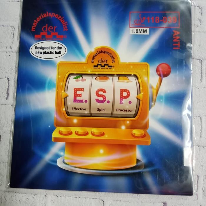 Karet Bat Tenis Meja Anti Spin Der Materialspezialist Esp Original
