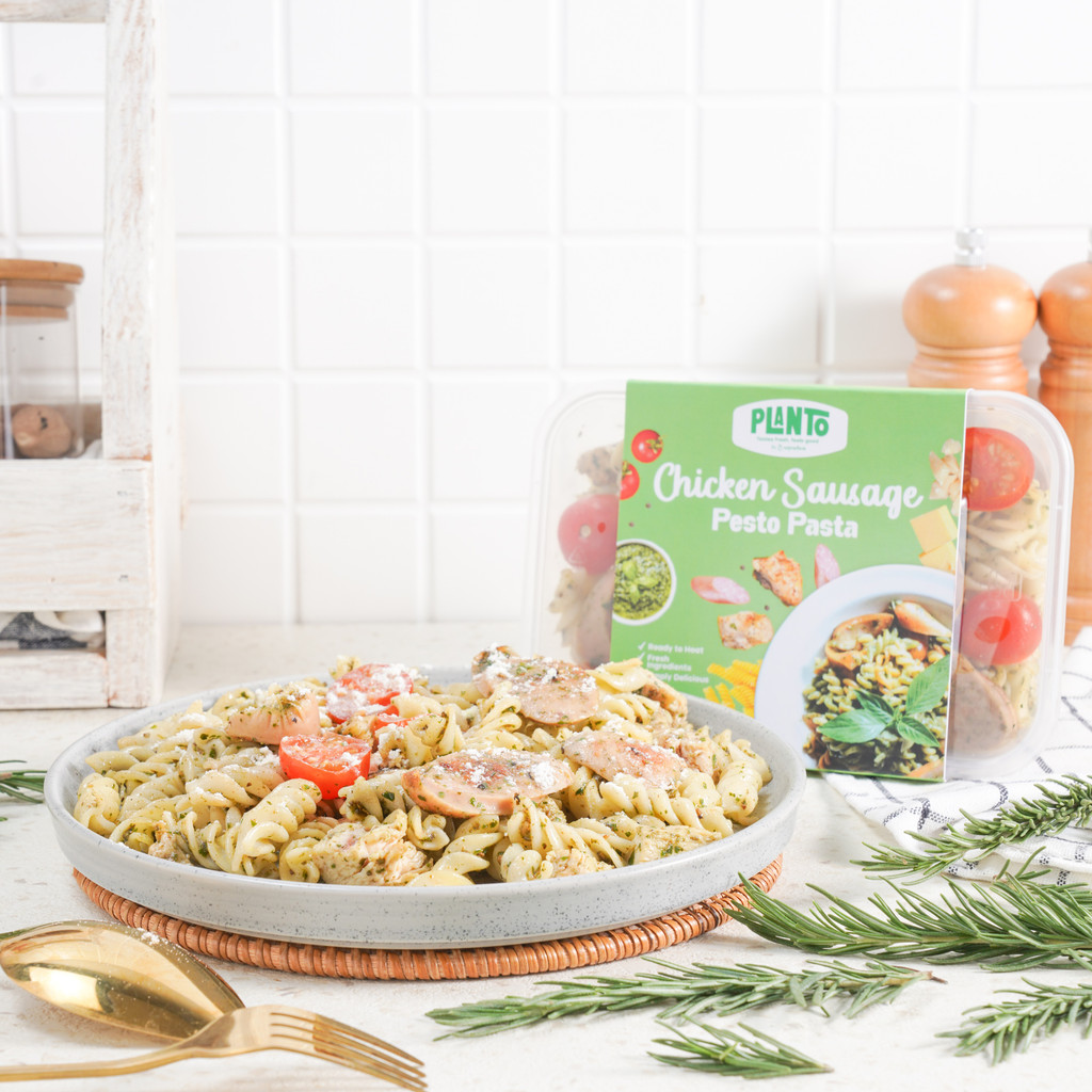 

Planto Herbed Chicken Sausage Pesto Pasta 1 box