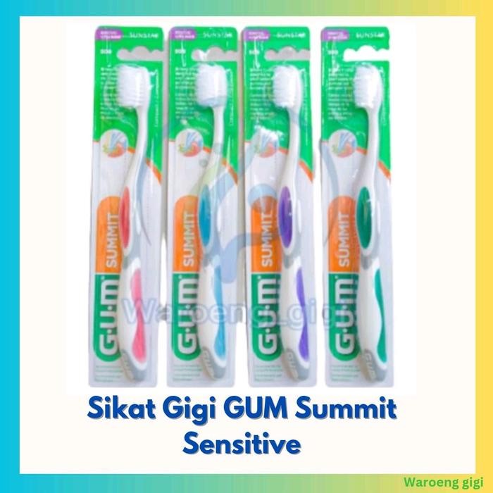 Sikat Gigi GUM SUMMIT SENSITIVE Toothbrush