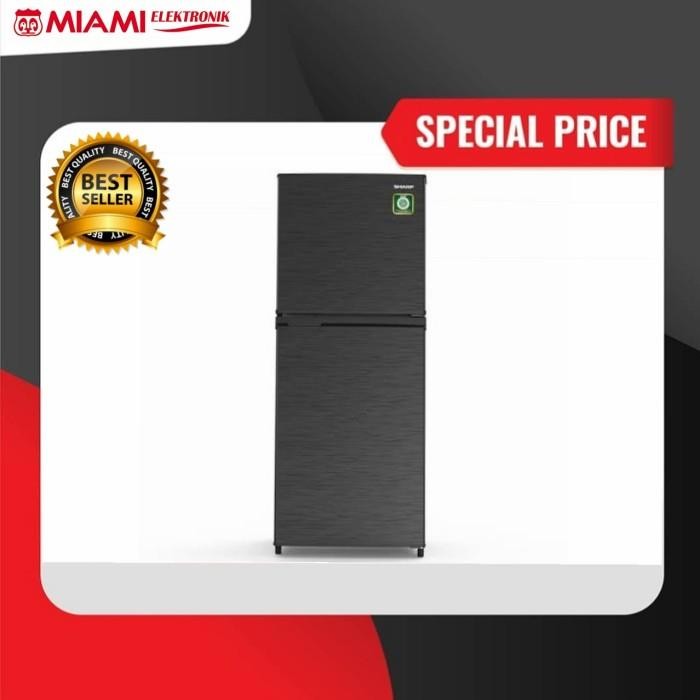 Kulkas Sharp 2 Pintu SJ236MNHS / Lemari Es Sharp SJ236MNHS SJ236MN