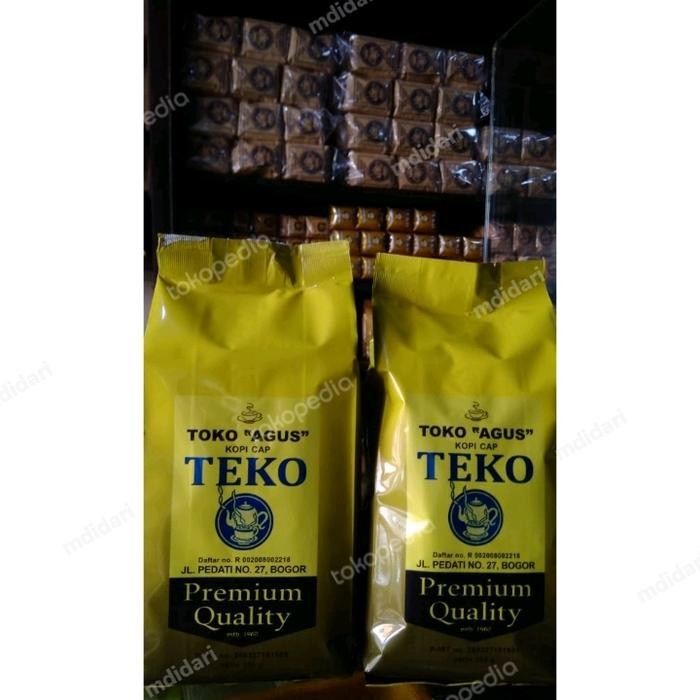 

Kopi Bubuk Robusta 250gr Kopi Premium Cap Teko Toko Agus Kopi Bogor