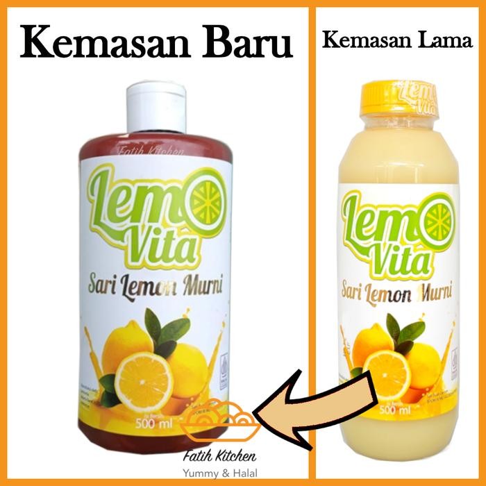 

Lemovita 500 ml Sari Lemon Halal Jus Lemon Murni Juice