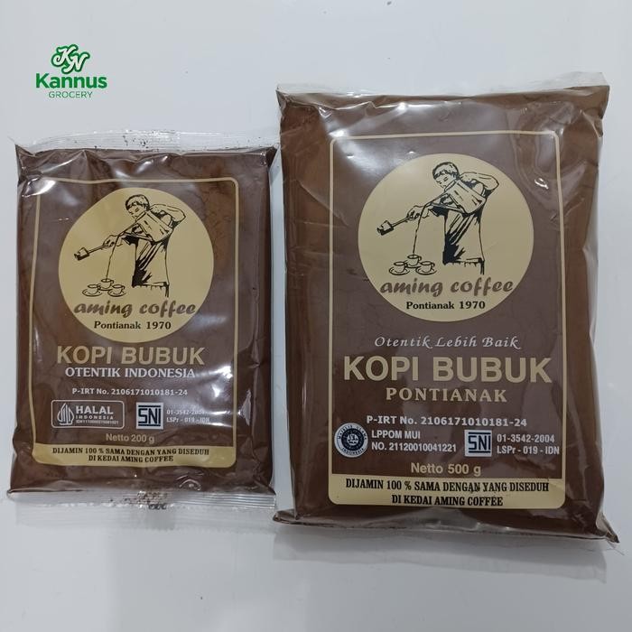 

Kopi Bubuk Aming - Kopi Bubuk Robusta khas Pontianak