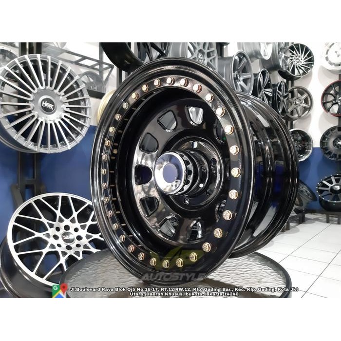 VELG MOBIL PAJERO FORTUNER NAVARA PRADO - VELG DAYTONA R16 LEBAR 8