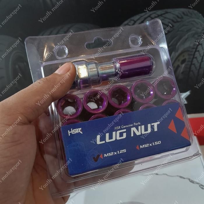 Lug Nut Seneka HSR Baut Roda Velg Mobil Racing 1.50 & 1.25