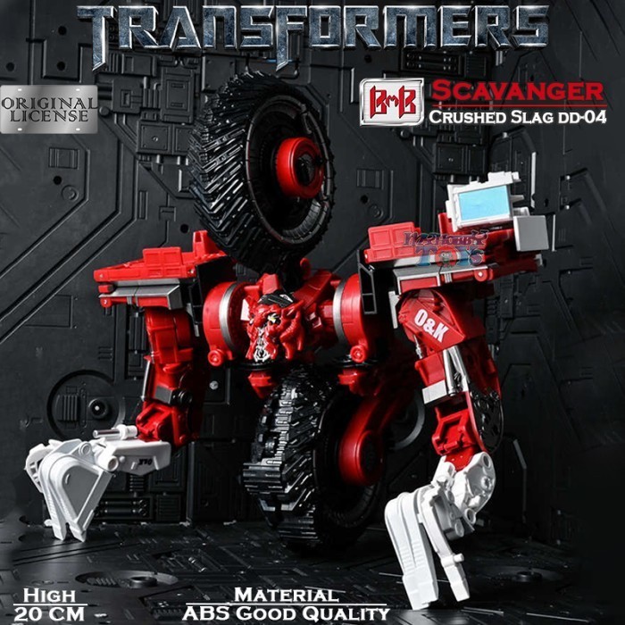 PROMO TERLARIS SALE  SALE ACTION FIGURE TRANSFORMERS AOYI DD-04 SCAVENGER CRUSHED SLAG EXCAVATOR