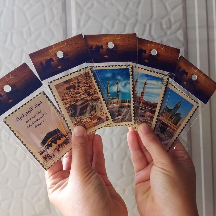 (Expert) magnet tempelan kulkas kabah mekah souvenir haji umroh